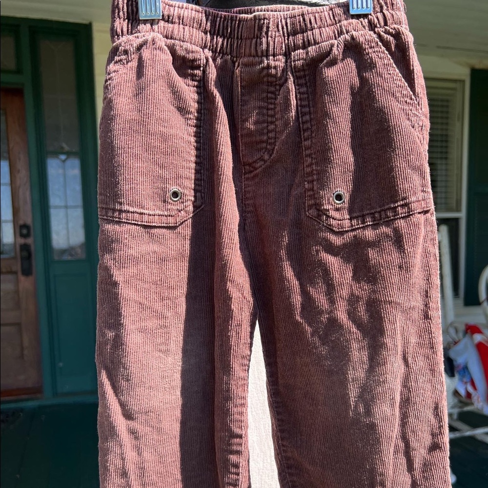 2T boys brown corduroy pants